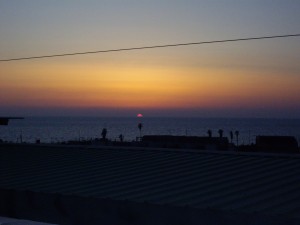 A Tel Aviv sunset