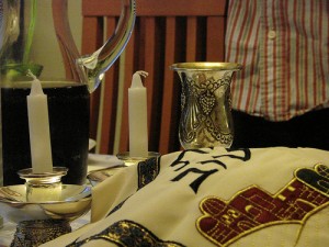 A Shabbat table