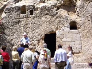 Taken on our 2007 trip: Jesus' tomb